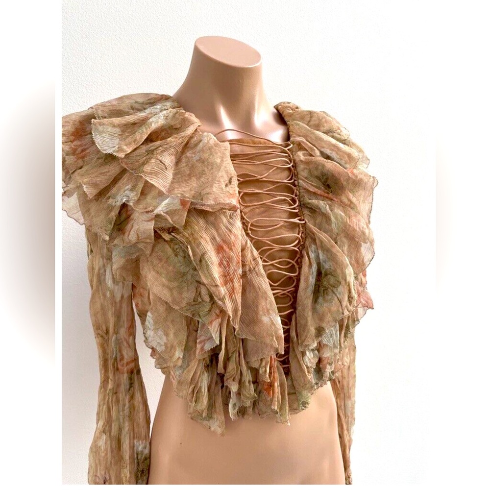 Zimmerman pure silk blouse worn once in perfect condition. Retails for $1,050.